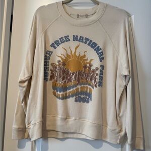 Altar'd State Cream Graphic Sweater